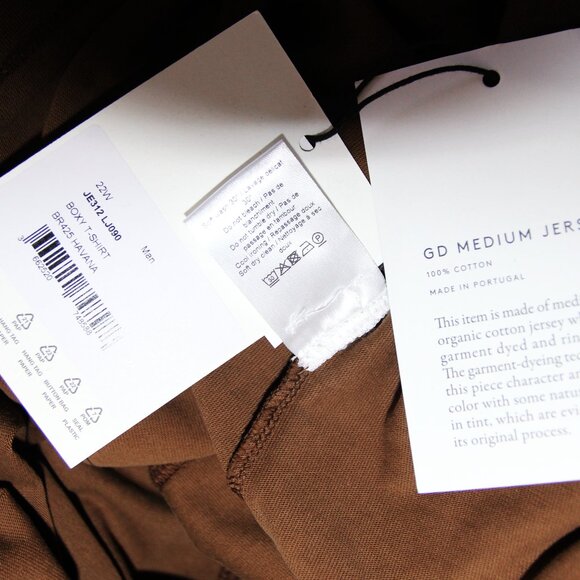 BNWT AW22 LEMAIRE GD MEDIUM JERSEY BOXY TSHIRT M - Picture 9 of 11
